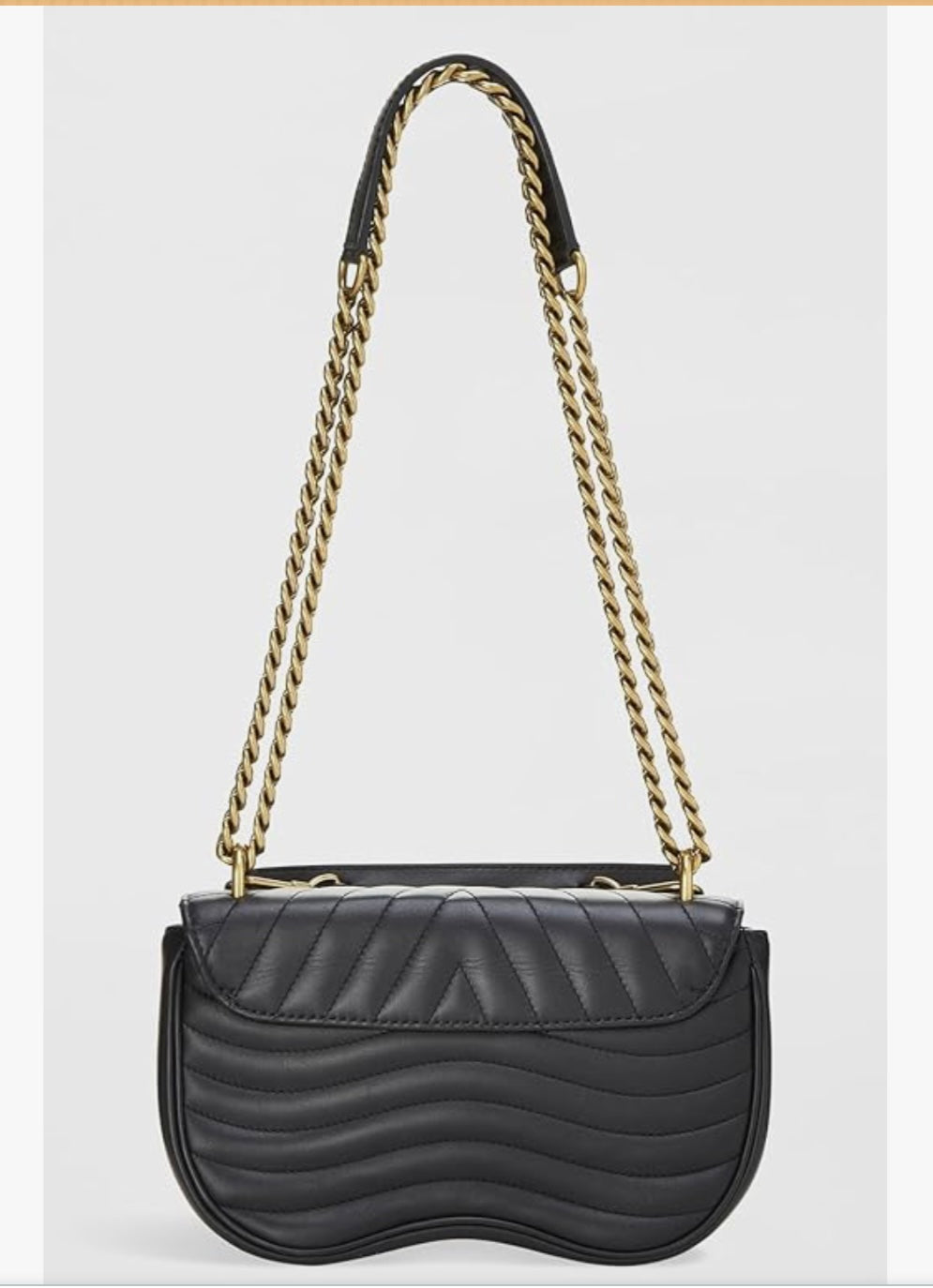 New  Wave Chain Bag Quilted Leather MM
