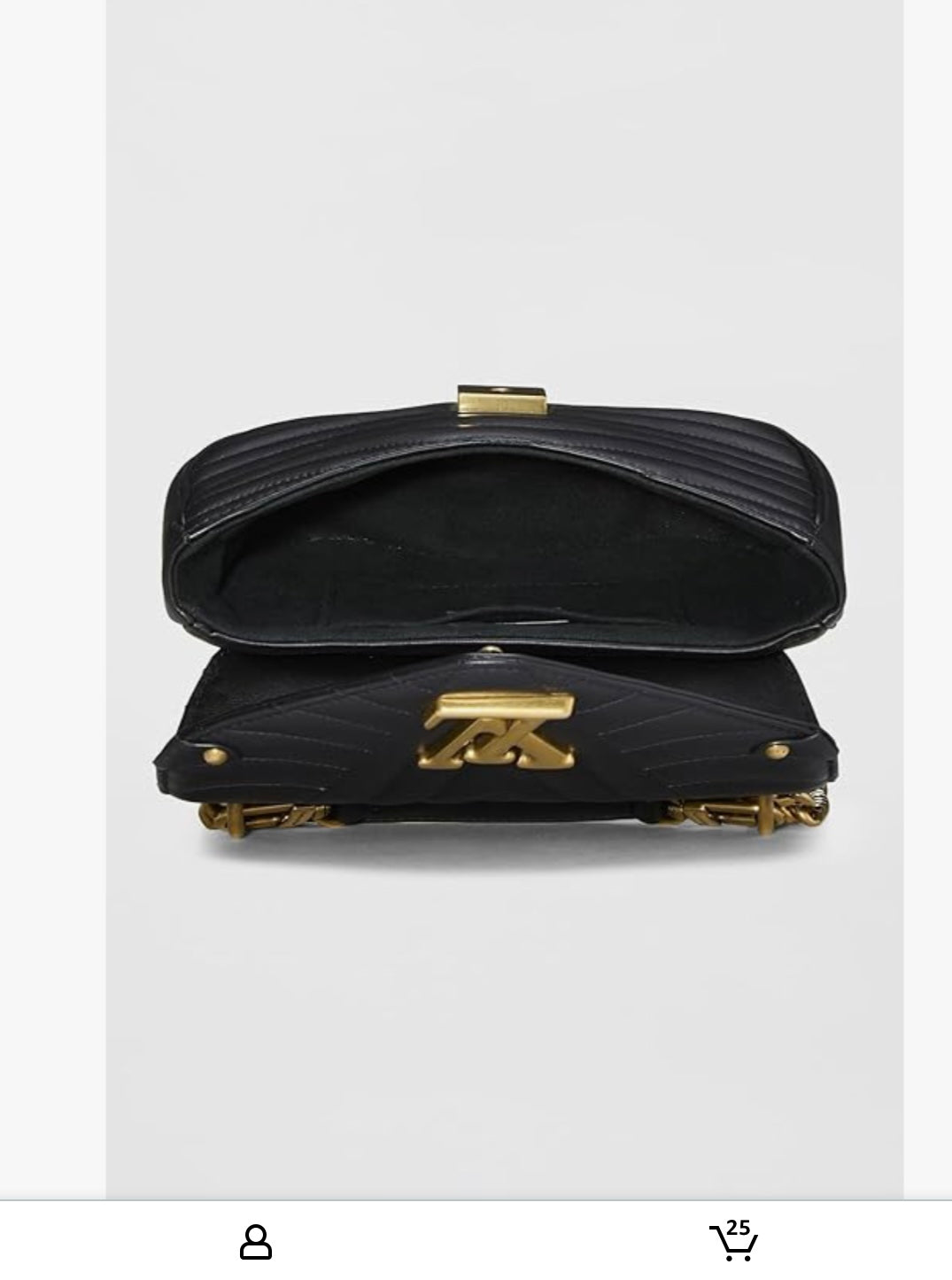 New  Wave Chain Bag Quilted Leather MM
