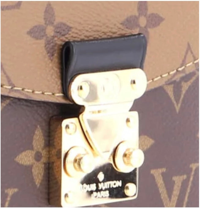 Camera Box NM Handbag Studded Reverse Monogram Canvas