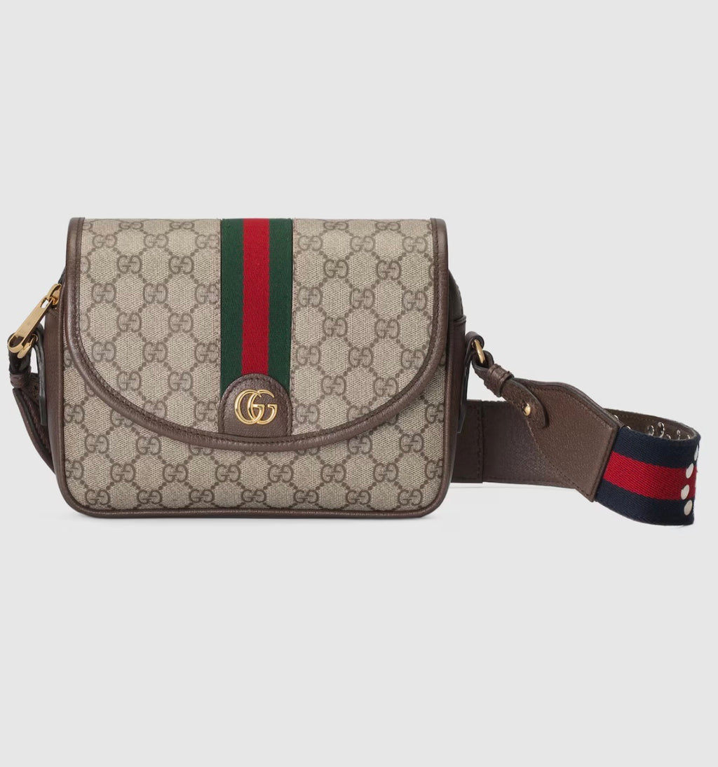 Ophidia Saddle Flap Shoulder bag