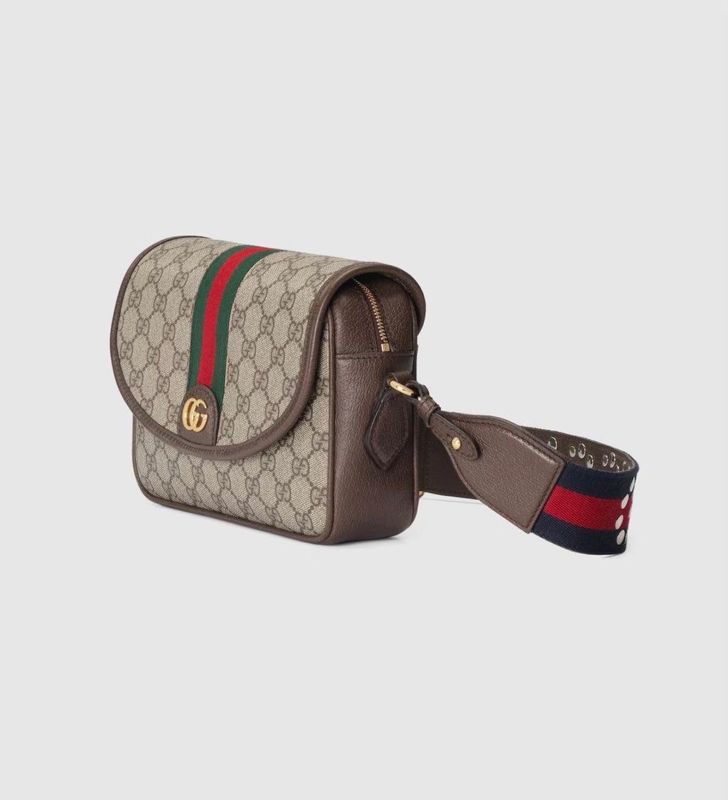 Ophidia Saddle Flap Shoulder bag