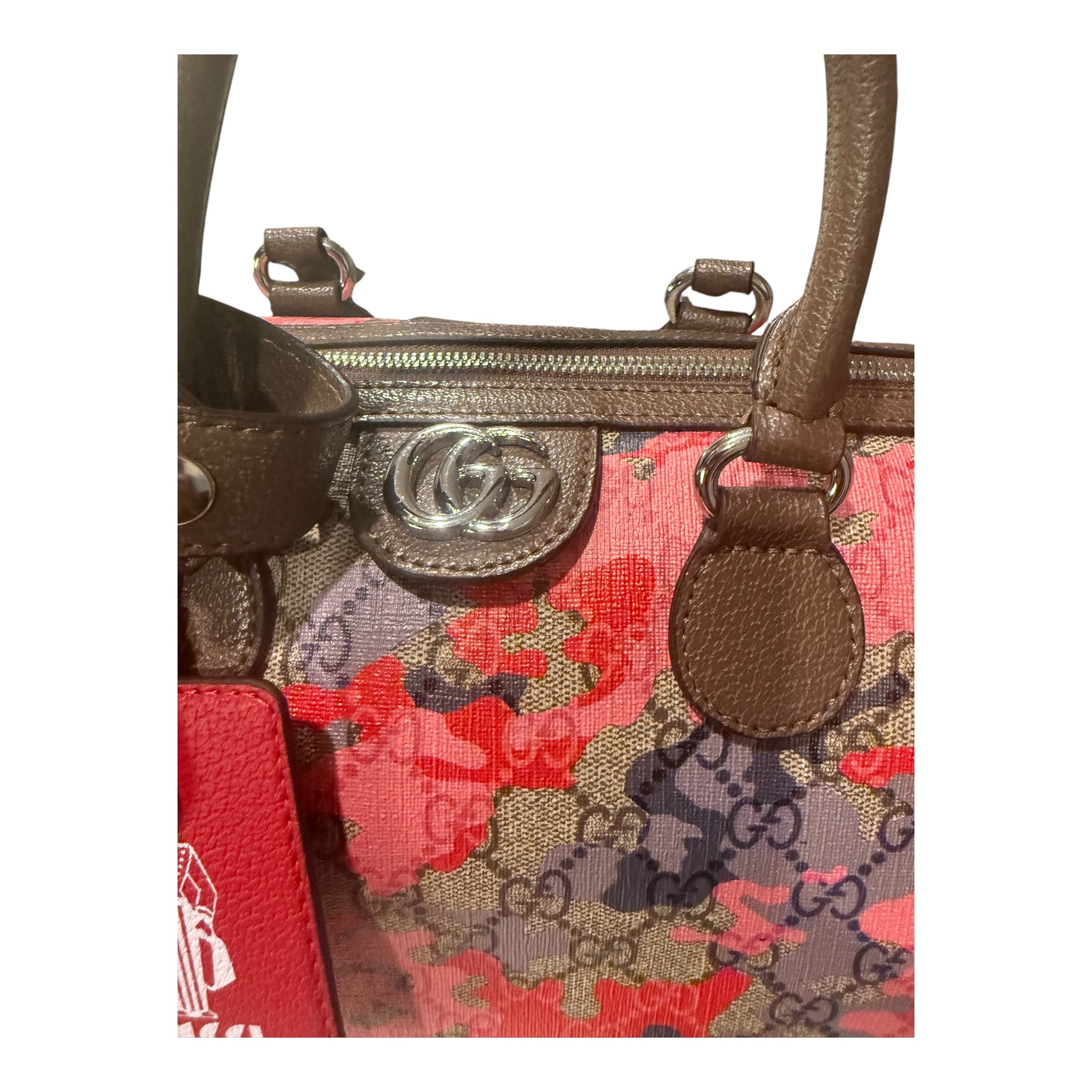 Boston Bag Bloom Print Canvas Coated medium