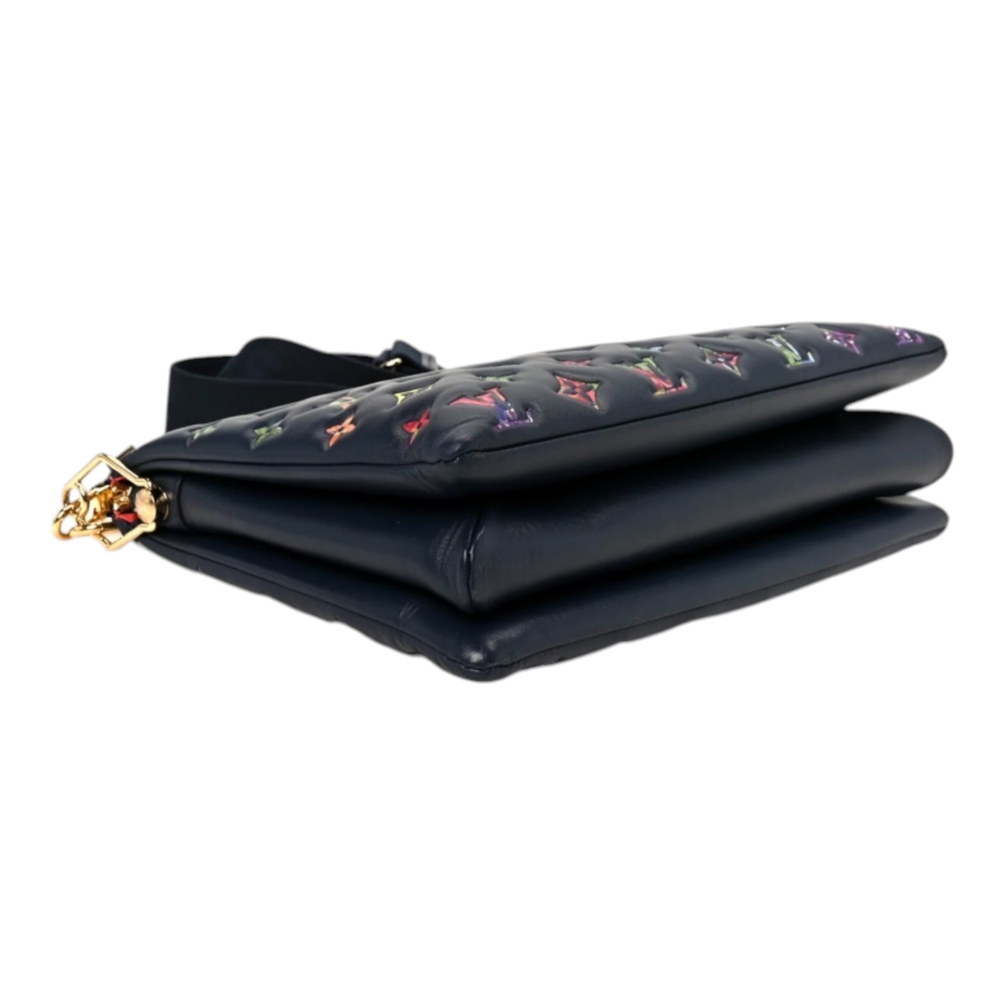 Gareden Coussin MM IN Navy Blue  Handbag