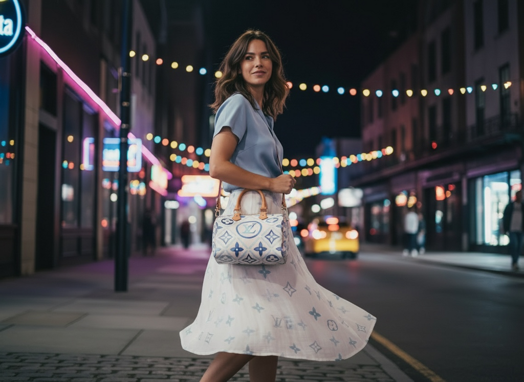 .Speedy Bandouliere 25 Lagoon Handbag