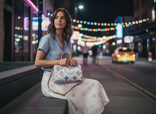 .Speedy Bandouliere 25 Lagoon Handbag