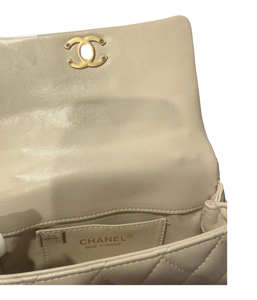 Small Vintage Classic Double Flap Bag Quilted Handbag