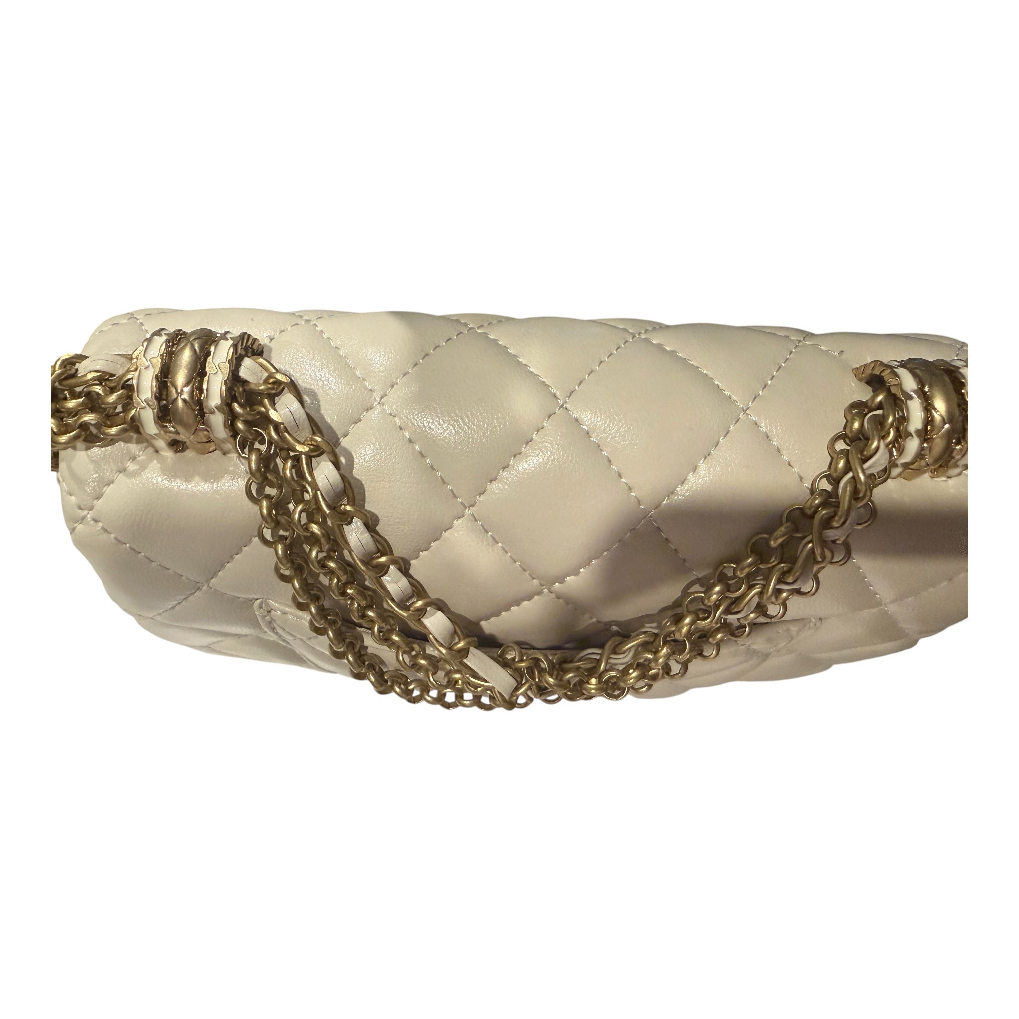 Small Vintage Classic Double Flap Bag Quilted Handbag