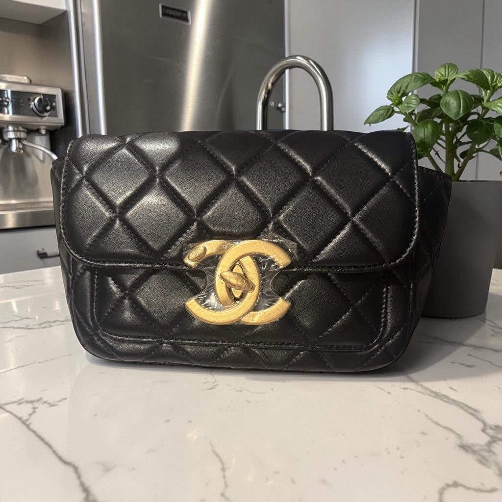 Lambskin Leather Small Handbag