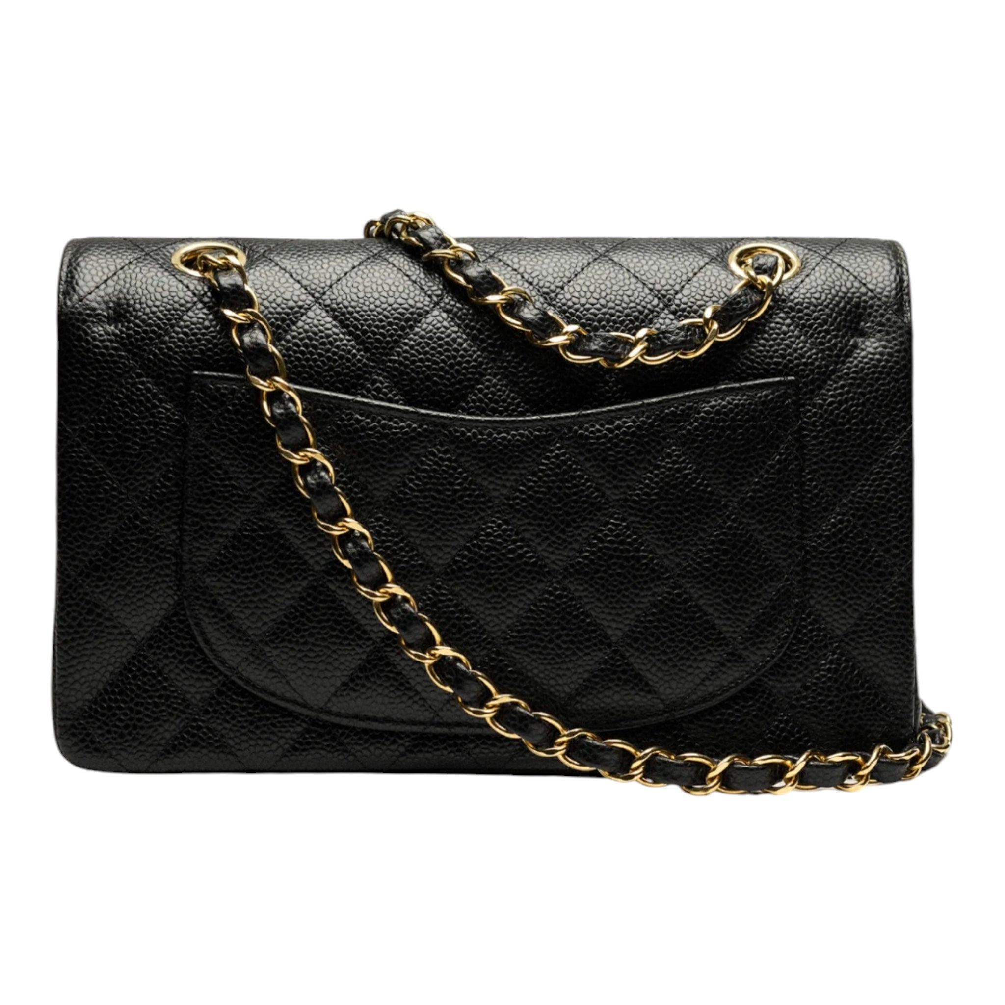 Large  Grained Calfskin Handbag