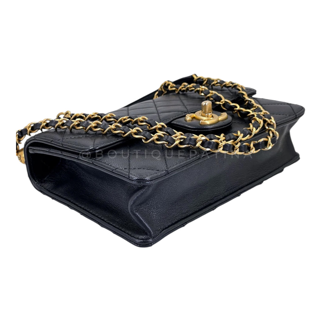 Chic Pearl Quilted Flap Bag Handbag