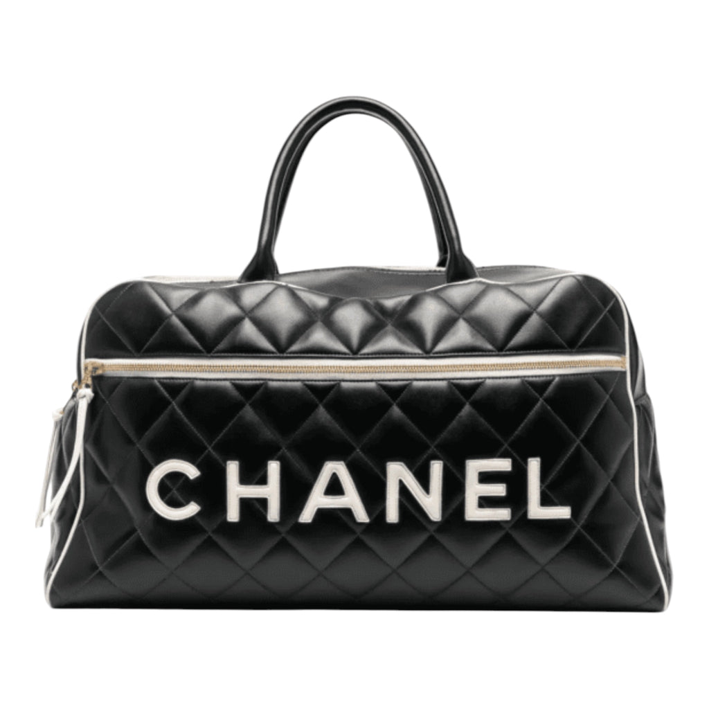 1995 Vintage Black Letter Large Bowling Duffle Bag