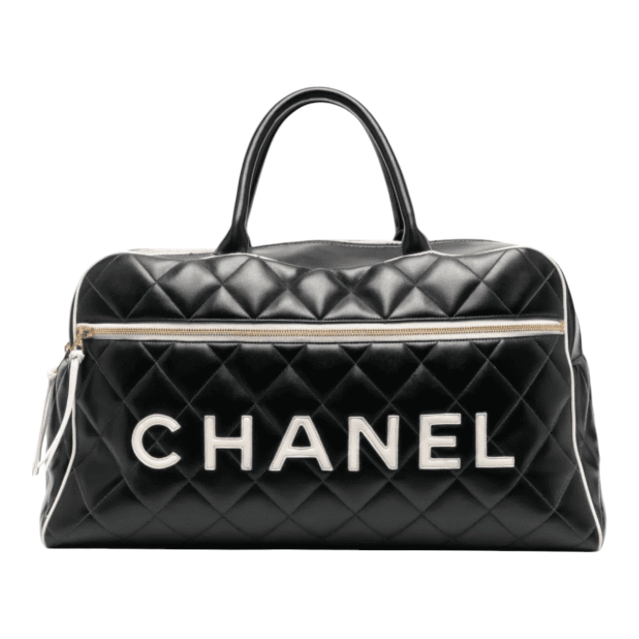 1995 Vintage Black Letter Large Bowling Duffle Bag