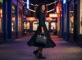 Medium Dior Book Tote Black Calfskin Handbag